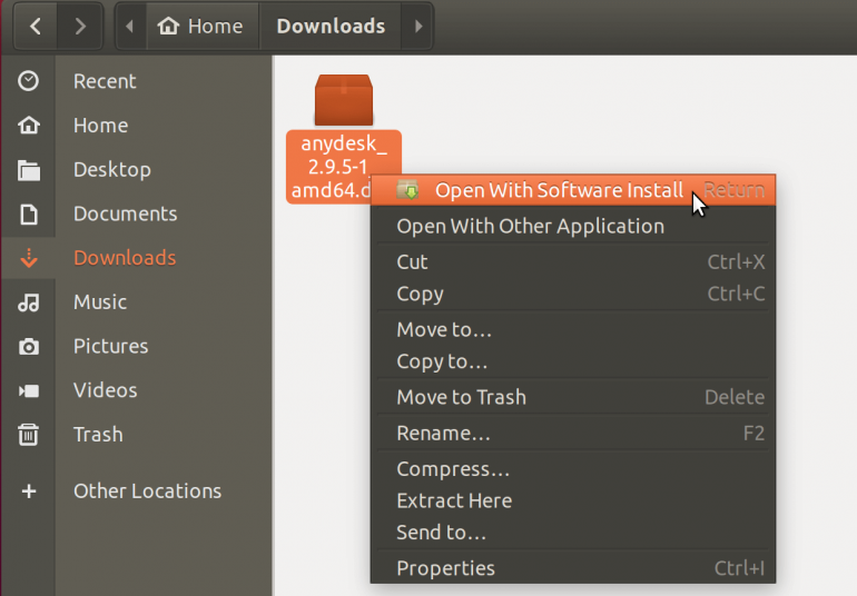 anydesk install ubuntu